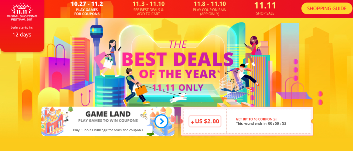 aliexpress singles day 11.11