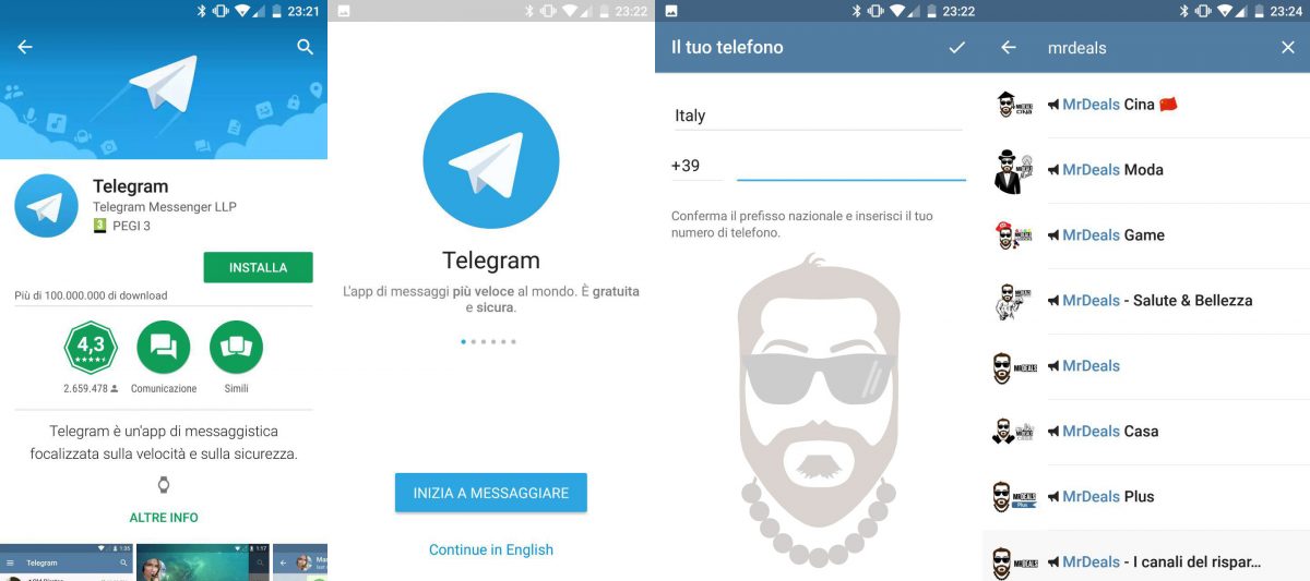 Come installare Telegram su Android