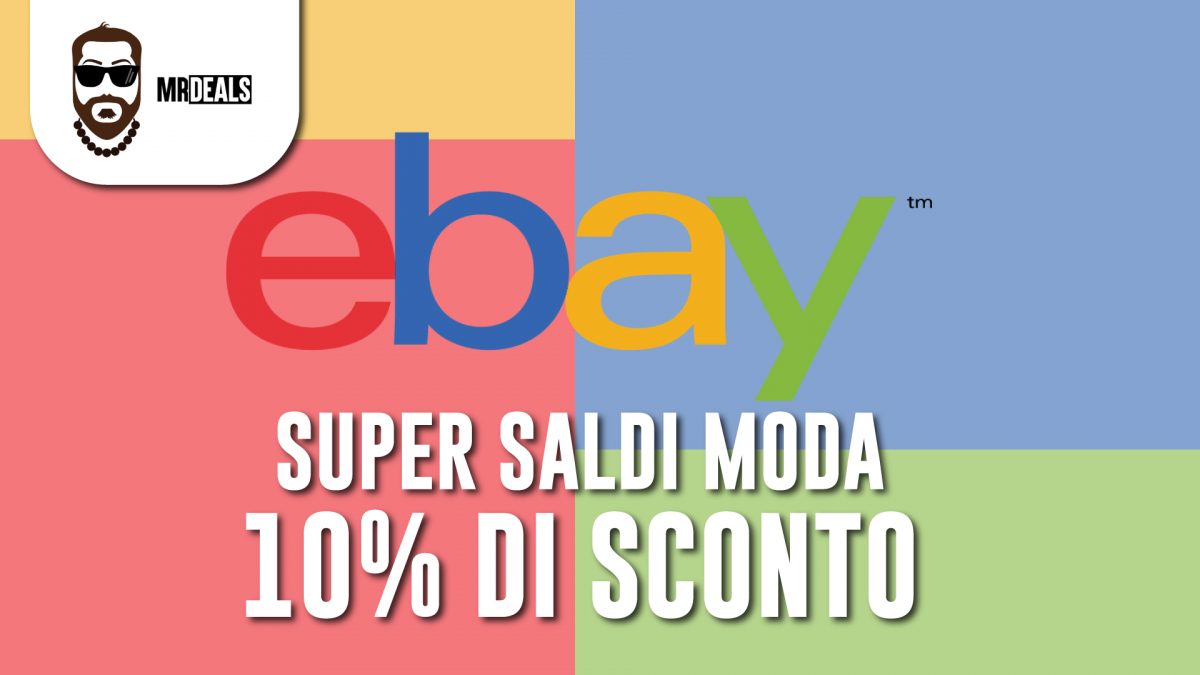 eBay, super saldi, 10%, moda