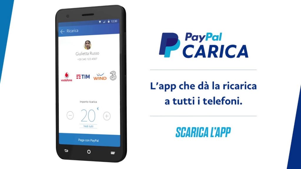 paypal-carica-credito-smartphone-offerta-logo