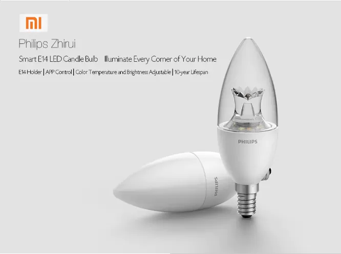 Xiaomi Philips Zhirui Smart LED Bulb E14