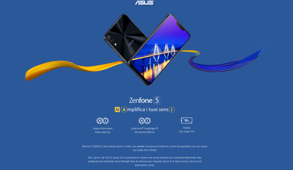 zenfone 5 promozione