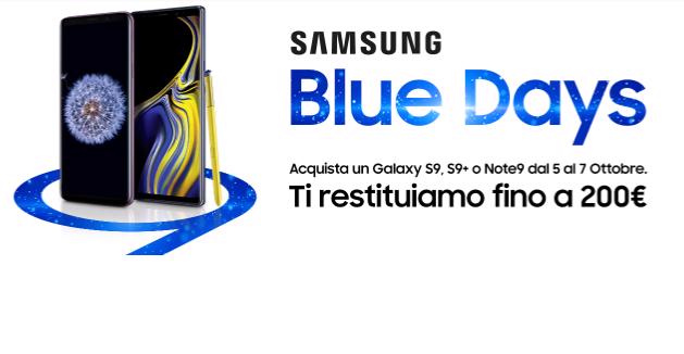 Samsung Blue Days Samsung Galaxy Note 9 S9 S9+