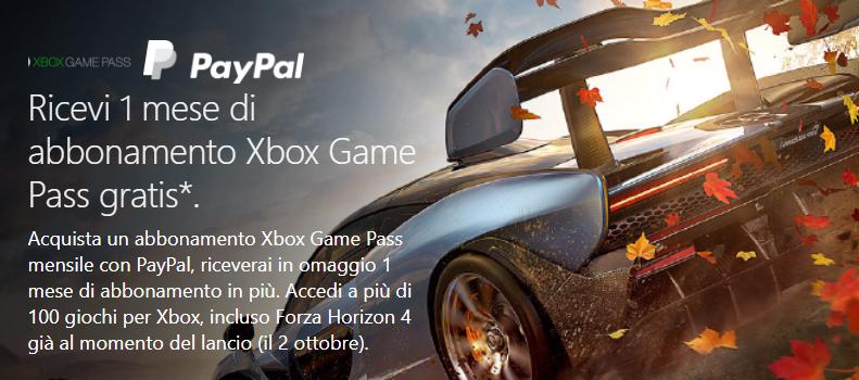 Xbox Game Pass PayPal