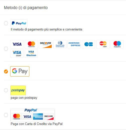 come pagare con google pay su gearbest