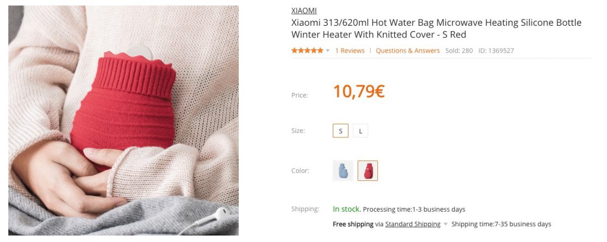 Xiaomi Borsa Acqua Calda