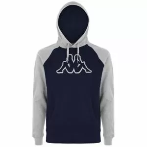 Offerta del giorno! Kappa Felpa Maglia Uomo LOGO ZAIVER Allenamento Maglia REGULAR FIT Felpa garzata