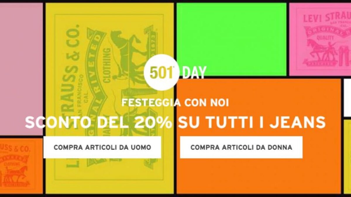 codice sconto levis