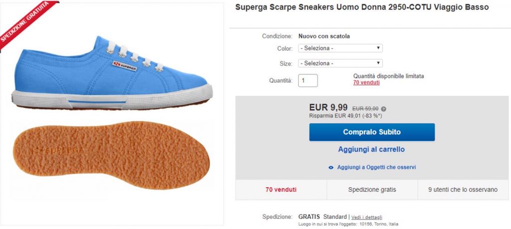 offerta superga