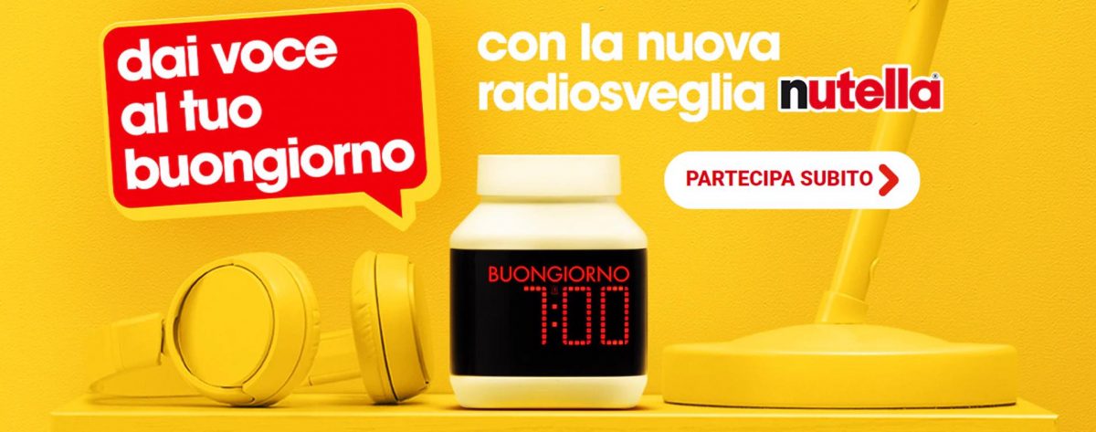 vinci sveglia nutella concorso