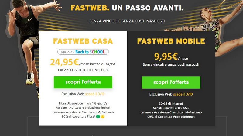 fibra fastweb casa