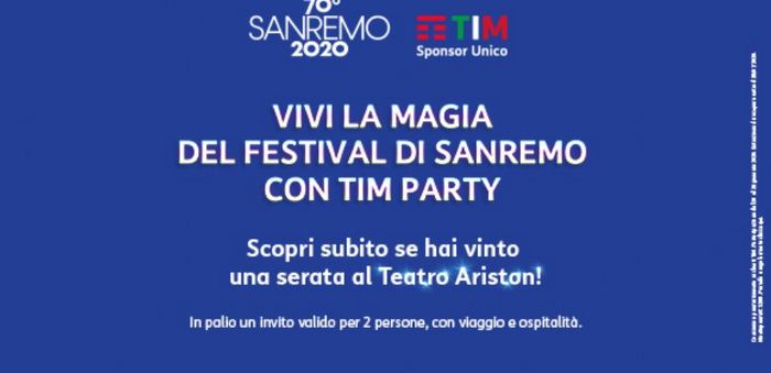 tim party festival sanremo 2020