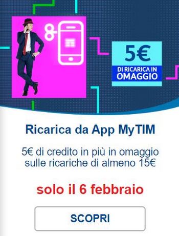 credito gratis tim ricarica