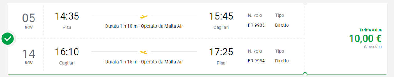 ryanair offerta