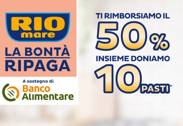 rio mare offerta sconto rimborso beneficenza