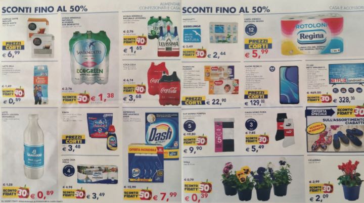 volantino esselunga 50 sconto