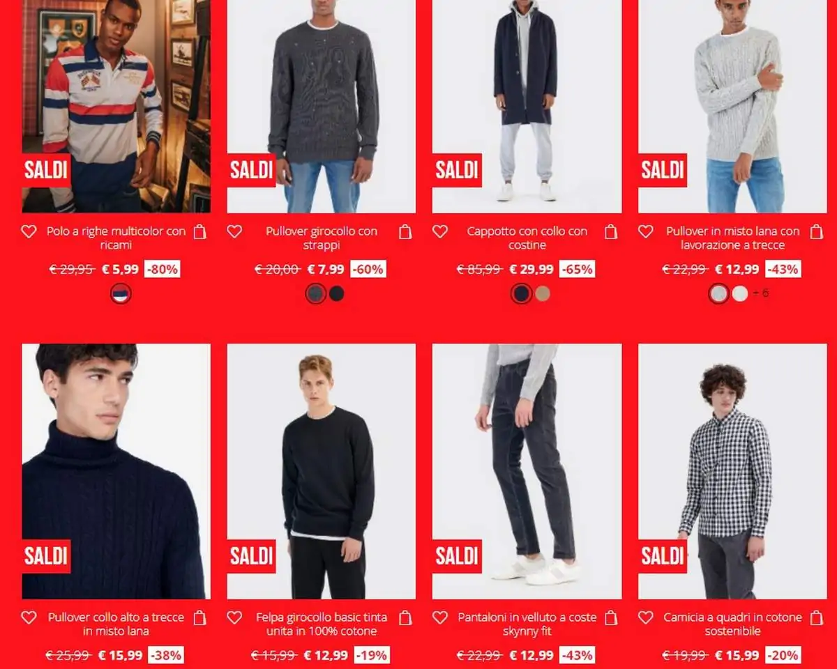 Alcott on sale uomo saldi
