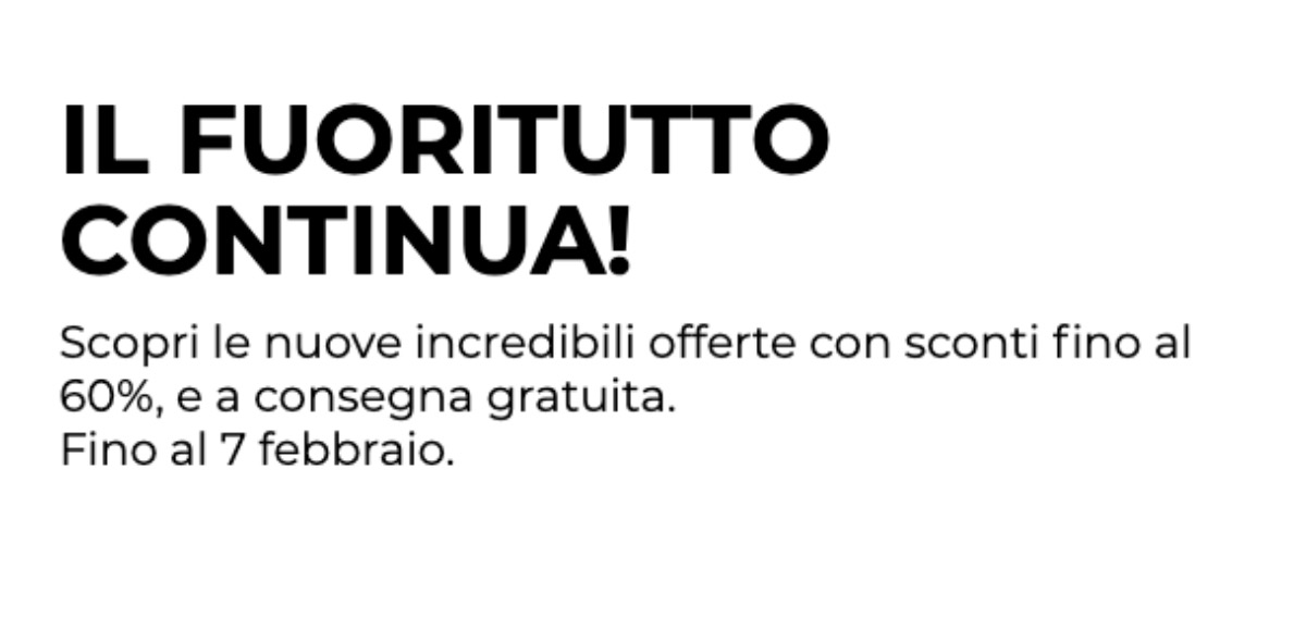 fuori tutto unieuro 7 febbraio 2021