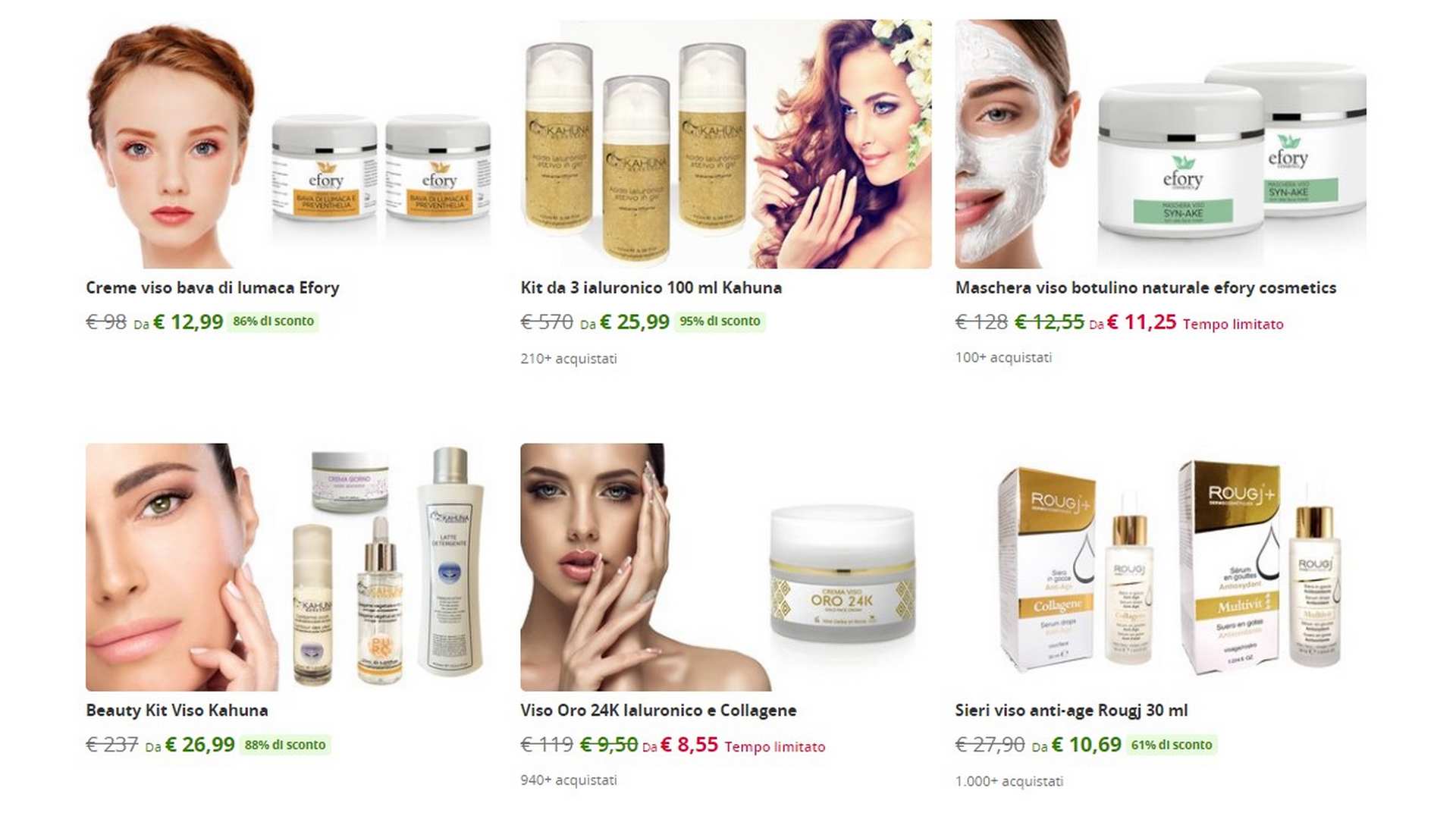 Offerte Groupon Shopping salute bellezza cura della pelle