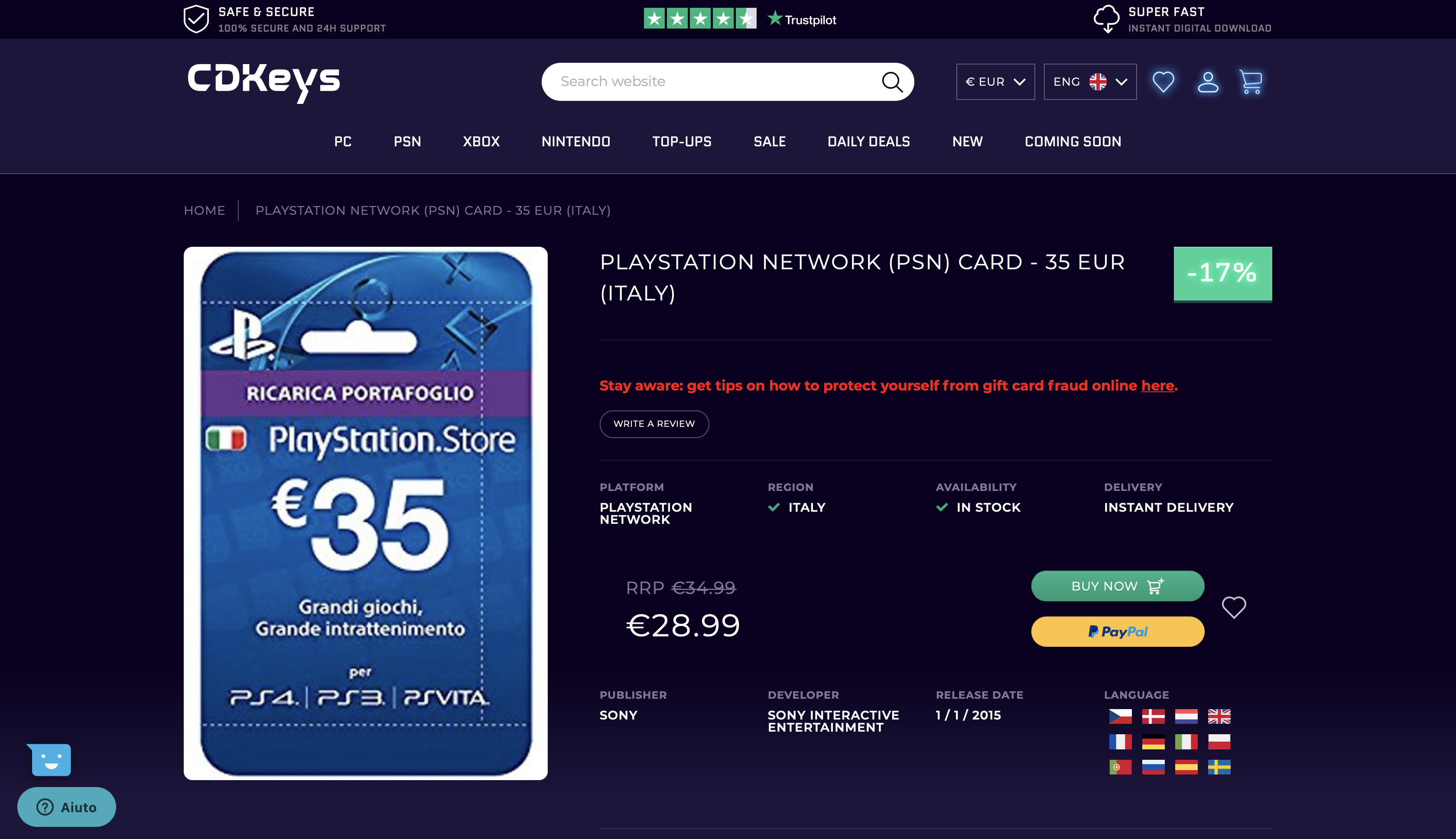 playstation store