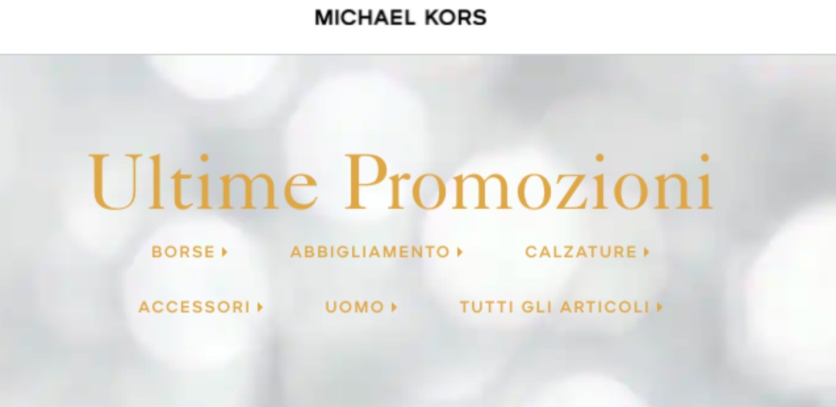 saldi michael kors