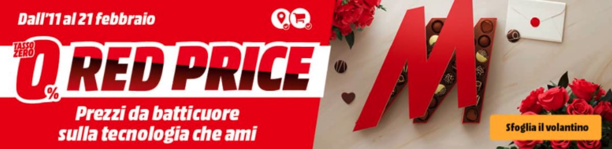 mediaworld volantino red price