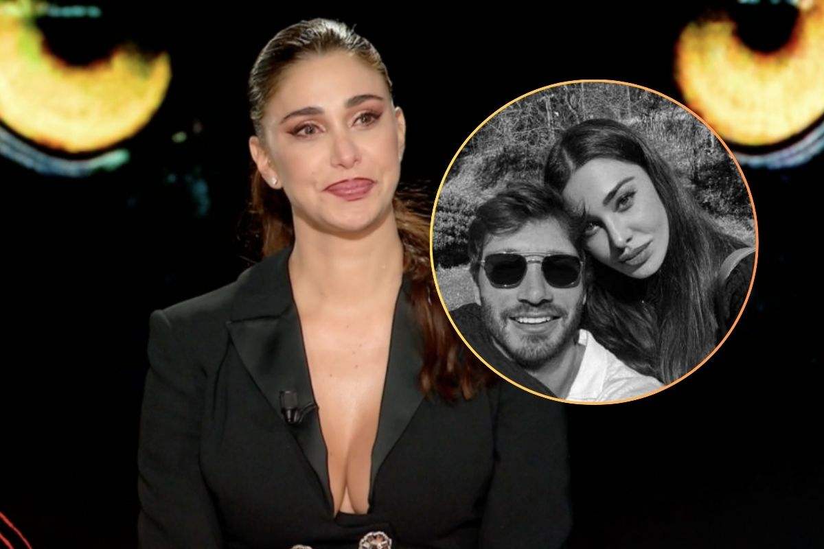 Belen Ridriguez si commuove a Belve