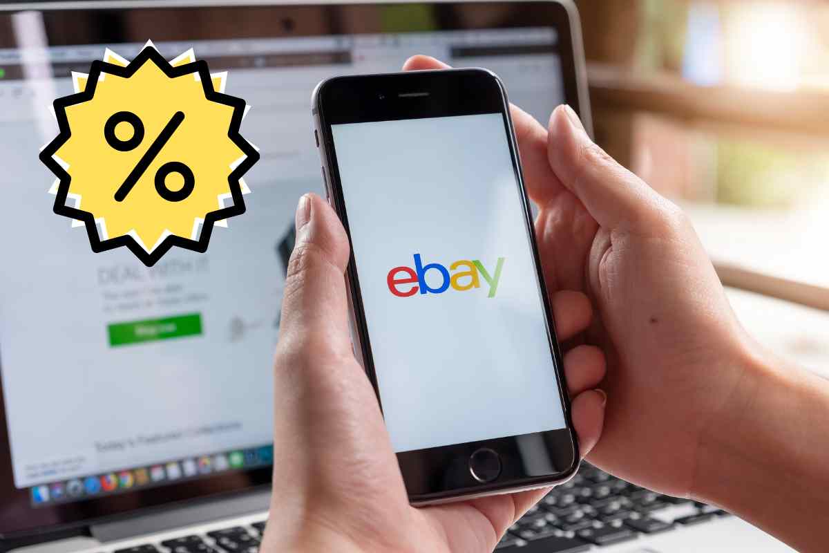 cellulare che naviga su ebay