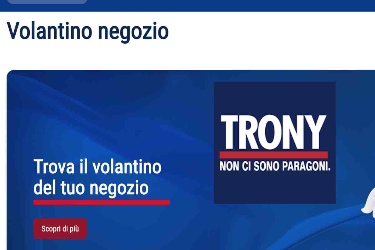 volantino trony