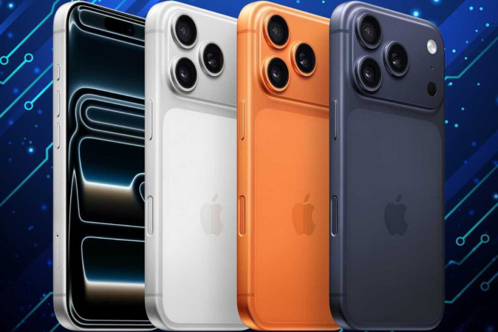 iphone 17 pro di diversi colori
