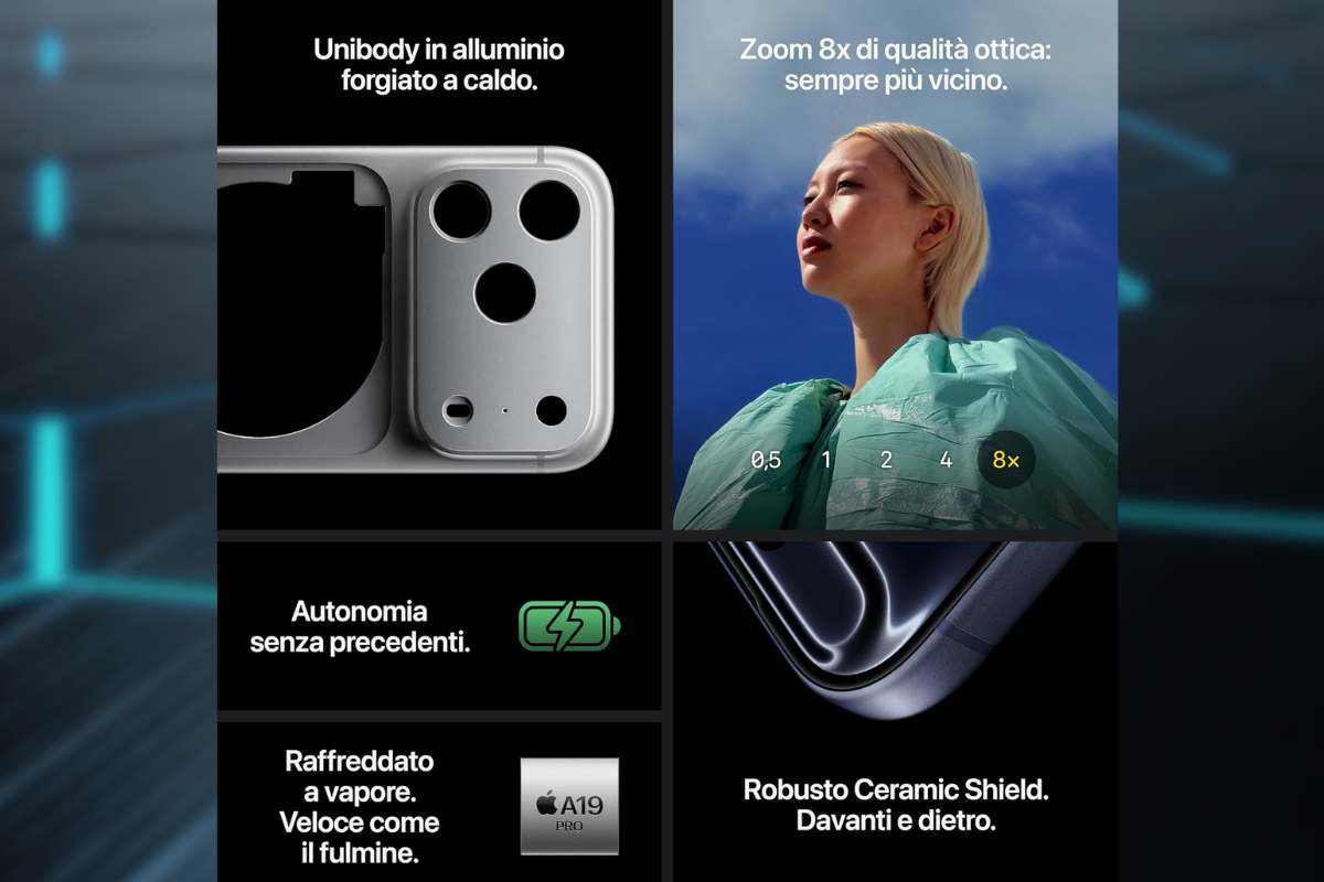 caratteristiche iphone 17 pro