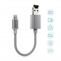 dodocool Cavo lightning - USB A con slot micro SD