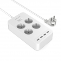 Multipresa 4 ingressi AC + 4 ingressi USB