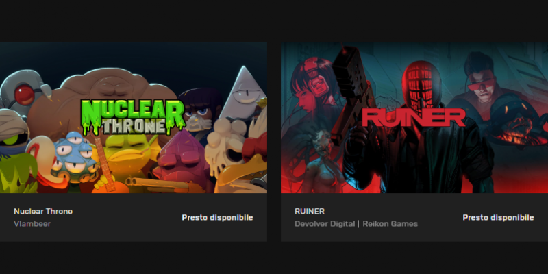 Epic Games Store: ecco i giochi gratis a partire da oggi