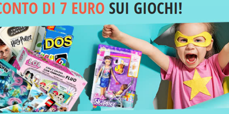IBS: sconto di 7€ su una selezione di costruzioni LEGO e giochi di società