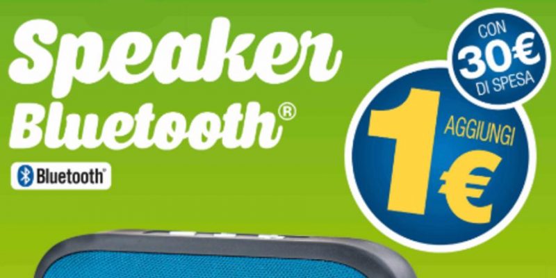 Cassa Bluetooth ad 1€ con Eurospin: come fare