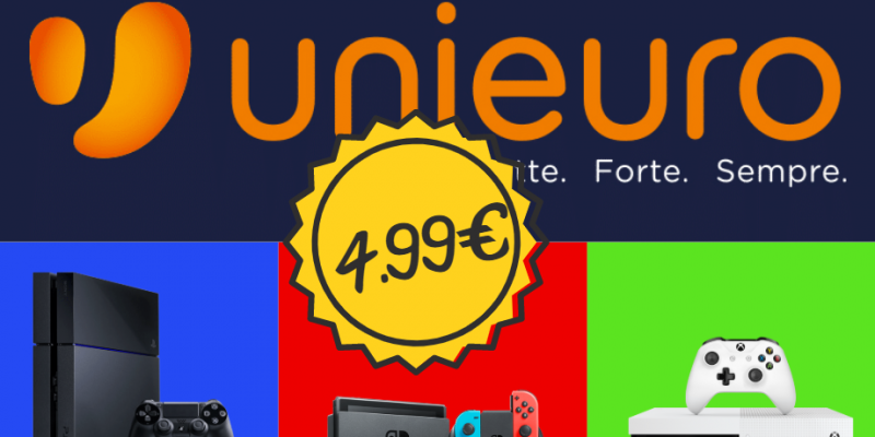Unieuro: prezzi stracciati per giochi PS4, Switch e Xbox, si parte da 4.99€!